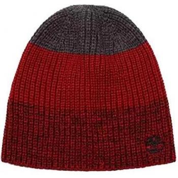 Timberland A1EX7 - Gorro Unisex Grigio/Bordeaux Talla única