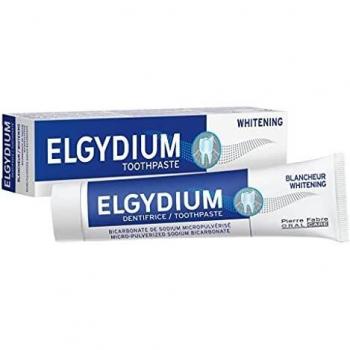 Elgydium Dentífrico Blanqueador 75 ml - Pasta de dientes con efecto blanqueador, 75 ml