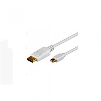 Cable Mini DisplayPort a DisplayPort 2m M/M Blanco