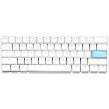 Teclado Gaming Ducky One 2 Pro Mini Edición Blanca, RGB LED - Interruptores Gateron Amarillos