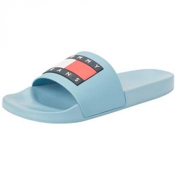 Chanclas Tommy Jeans Pool Slide Essential Hombre Azul (Skyscrape Blue) - Talla 42