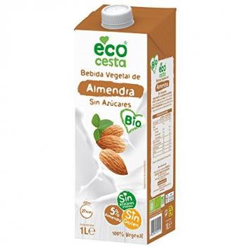 Ecocesta bebida vegetal de almendra sin azúcar Bio 6 X 1L