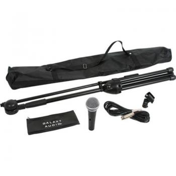Galaxy Audio RT-66SXD Complete Unidirectional Cardioid Microphone & Stand Kit with XLR Connector Accordion Accessory