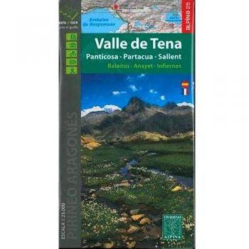 Valle de Tena. Panticosa, Partacua, Sallent. Escala 1:25.000. Mapa excursionista. Editorial Alpina.: 2016 - Editorial Alpin