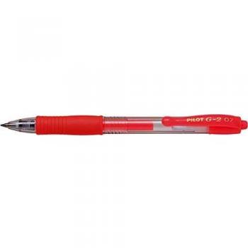 Bolígrafo de gel Pilot G-2 07 Neón Rojo