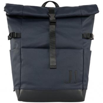 Mochila de Hombre Joop! Jeans Marcena Otis, 45x27x18 cm, Cuero Negro