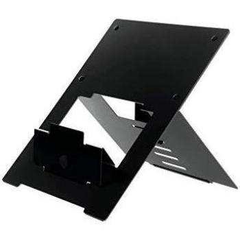 R-Go Tools R-Go Riser Flexible Soporte de ordenador portátil, ajustable, negro - Soporte de regazo para portátiles y netbooks