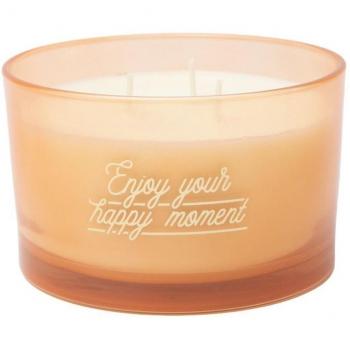 VELA AROMÁTICA NARANJA MR WONDERFUL - ENJOY YOUR HAPPY MOMENT 9x5x10 CM