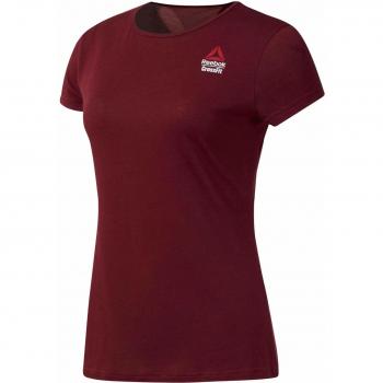 Reebok RC AC + Cotton tee Games Camiseta, Mujer, Merlot/Merlot, M