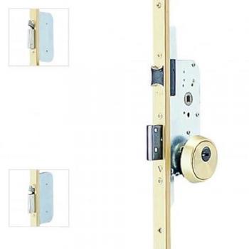 Cerradura de seguridad Tesa 3P TLPNSCLAE palanca cuello largo 40mm esmaltada sin cilindro