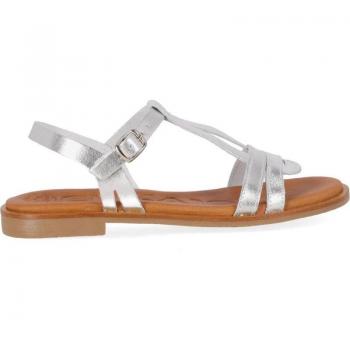 Sandalias de Mujer Chika10 Algarroba 01 Plata/Metal-Silver