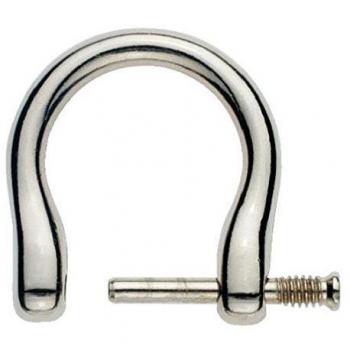 Prym Bag Handle Loops, Silver, 18 mm, silberfarbig, 4 Stück