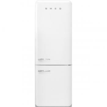 Smeg FAB38RWH5 Frigorífico Combi Retro Años 50 Blanco | Independiente | No Frost | Bisagra Derecha | Clase Energetica E | 481 L | Altura 205 cm |