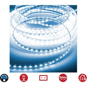 Tira de LED azul 50m, 60 LEDs/m, 4,2W/m, IP44 para uso interior-exterior - EDM