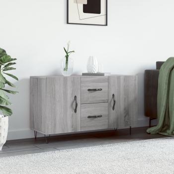 Aparador de madera de ingeniería 100x36x60 cm, mueble de almacenaje de salón, armarios con puertas, cajón de madera, buffet para salón moderno, armario auxiliar, armario de almacenamiento