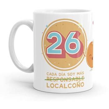 Taza Original Cumpleaños 19-29 - Resistente al Microondas y Lavavajillas
