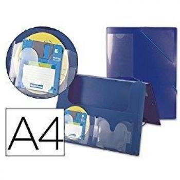 Beautone 036992 - Carpeta porta documentos, A4, color azul