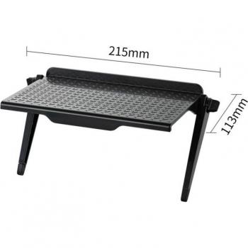 Estante Ajustable para Pantalla de TV y Monitor con Almacenamiento Superior