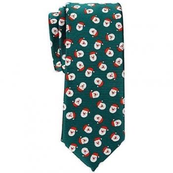 Corbata de Navidad Retreez para hombre, de tejido fino, 6 cm verde Talla única