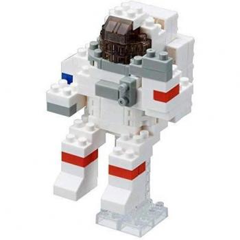 Nanoblock Mini Astronaut Construction Set - 120 Piece 3D Puzzle