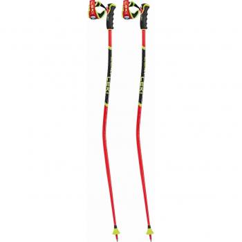 Bastones de esquí Leki WCR TBS GS 3D - Alpinismo, color rojo brillante, 115 cm, unisex