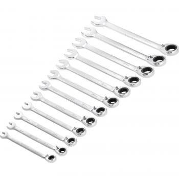 Draper Hi-Torq 12 Piece Reversible Ratchet Combination Spanner Set