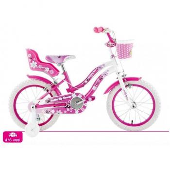 Schiano Cicli Bicicleta 14 Butterfly 01V. Blanco / Rosa