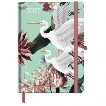 Agenda tapa dura 2025 Jungle 16x22 semana vista teNeues verde multilingüe