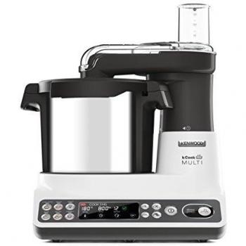 Kenwood kCook Multi CCL401WH - Robot de cocina con procesador de alimentos integrado, color blanco y negro