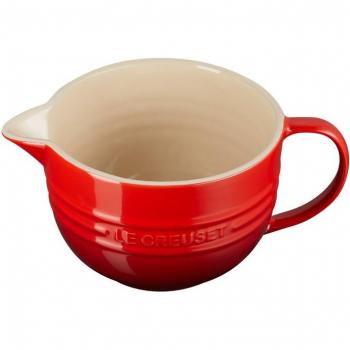 Bol cerámico con asa y pico vertedor de Le Creuset