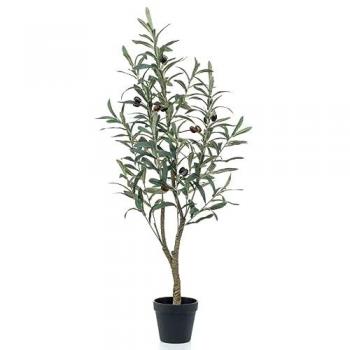Olivo artificial en maceta de plástico 90 cm Emerald Verde