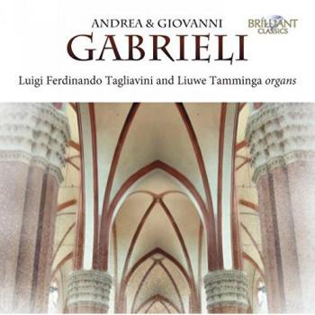 Música para uno y dos órganos - Luigi Ferdinando Tagliavini y Andrea & Giovanni Gabrieli - CD Clásico Usado