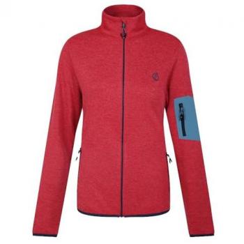 Dare2b Women's Sorbet Pink Zip Through Fleece - Mountain Series, Size 8