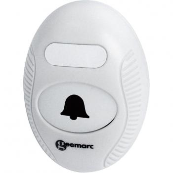 Geemarc CALL1WH - Timbre amplificado con luz, color blanco [Importado de Francia]