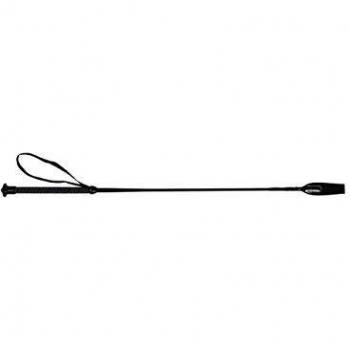 Fusta de equitación para niño QHP Felix - negra - 65 cm