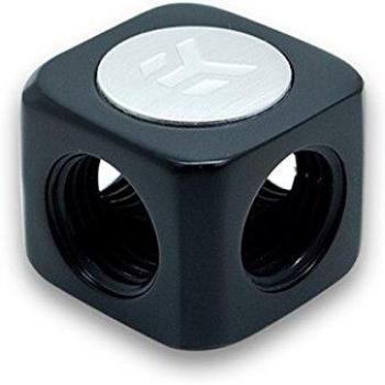 EK Water Blocks EK-AF X-Splitter 4F G1/4 - Accesorio de refrigeración