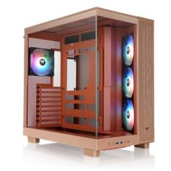 Thermaltake View 380 XL TG ARGB - Caja Mid Tower ATX con Ventana Templada y 4 Ventiladores ARGB color Arena Grava