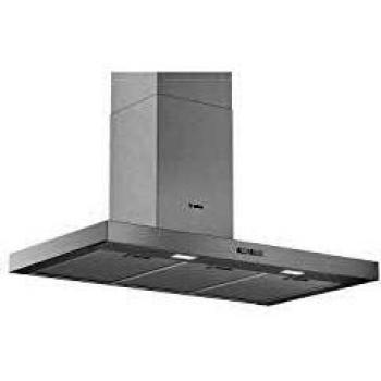 Campana de pared decorativa Bosch DWB94BC50, 90 cm, acero inoxidable, 330 m³/h, clase energética D