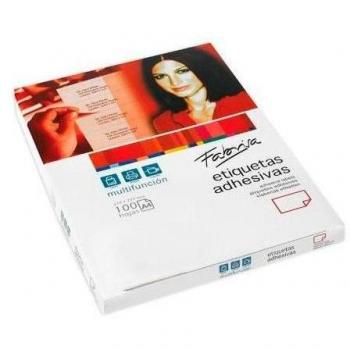Fabrisa Etiquetas Adhesivas Multifunción / 38x21,2mm / Cantos Rectos - 100 Hojas -