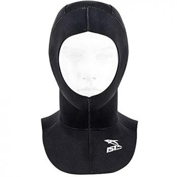 Capucha PURIGUARD Flap 3 Mm Ist Dolphin Tech, Adultos Unisex, Negro, XL