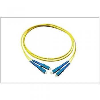 Cable de red CAT6 1m y cable de fibra óptica Duplex OS2 9/125 SC/SC 1m amarillo