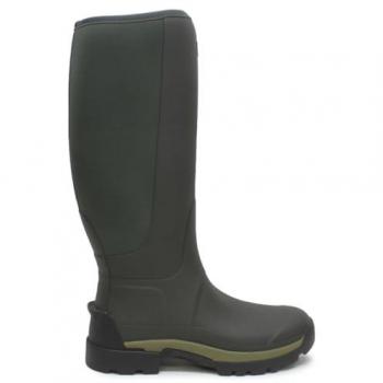 Hunter Men's Balmoral Hybrid Tall Green Wellington Boots - Size 11
