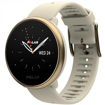 Polar Ignite 2 GPS Fitness Smartwatch for Women - Heart Rate Monitor, Activity & Sleep Tracker, Champagne/Gold S-L