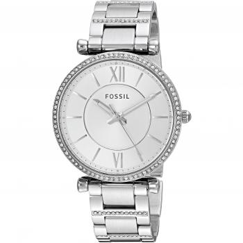 Reloj Fossil para Mujer ES4341 de Acero Inoxidable con Tres Agujas en Color Plateado