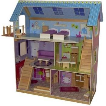 roba-kids - Casa de muñecas con accesorios, multicolor