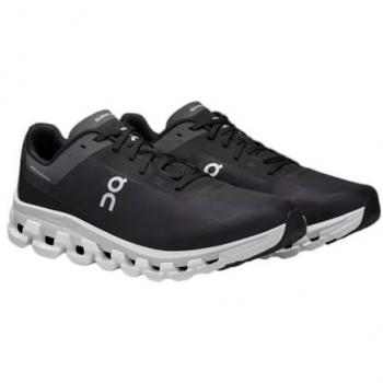 On Cloudflow 4 Women's Running Shoes - Black/White - Size 38.5 EU