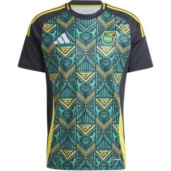 adidas Jamaica Away Shirt 2024-25 - Black - Male - Size: Medium (38-40 Chest)