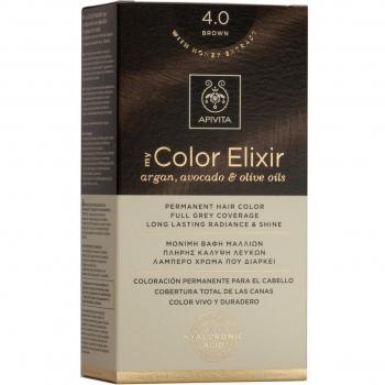 Apivita My Color Elixir Hair Color Ammonia-Free Shade 4.0 Brown