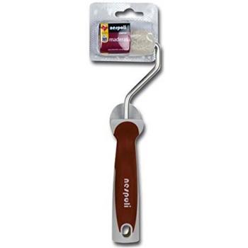 NESPOLI - Mini Rodillo Maderas Teflon Nespoli 6 Cm
