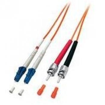 Cable de Fibra Óptica OM2 10m LC-ST Naranja 50/125μm Male Connector/Male Connector